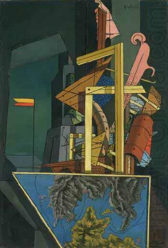 giorgio de chirico The Melancholy of Departure oil painting picture